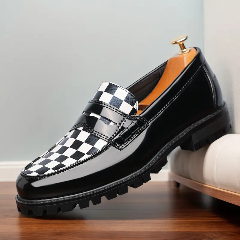 British style comfortable, lightweight and simple men's loafers suitable for daily commuting wear 8669