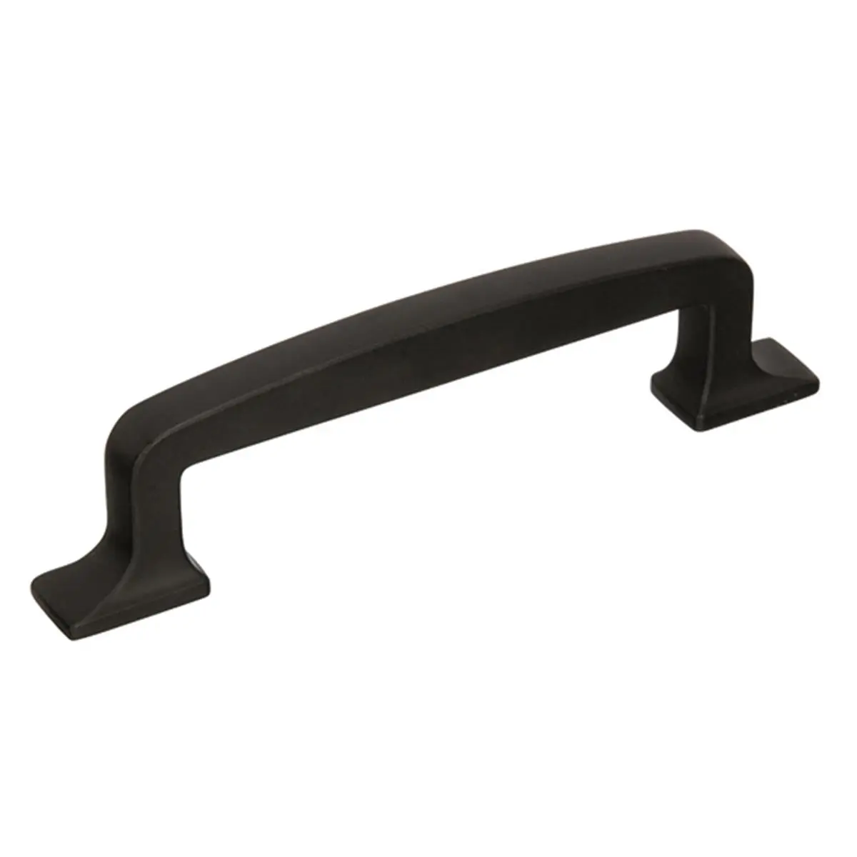 Amerock Westerly Single Pull - 96mm Black Bronze Zinc Metal Cabinet Door Handle, Durable, Reliable Performance, Lifelong Beauty