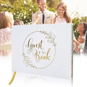 Wedding Guest Book Personalized Photo Album Sign in for Baby Shower Birthday Does not apply