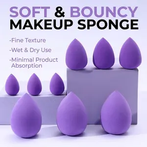 Nine-piece Set: larger, Mini and Standard Makeup Sponges，For quick makeup