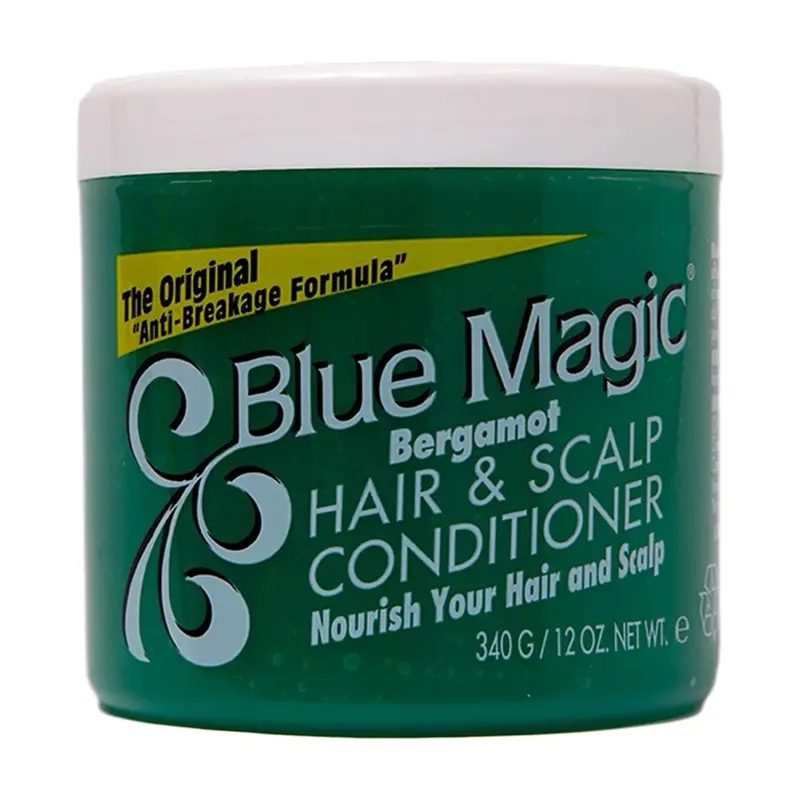 Hair Pomade - Blue Magic Bergamot Conditioner growth oil for Haircare & Hair Styling 12oz