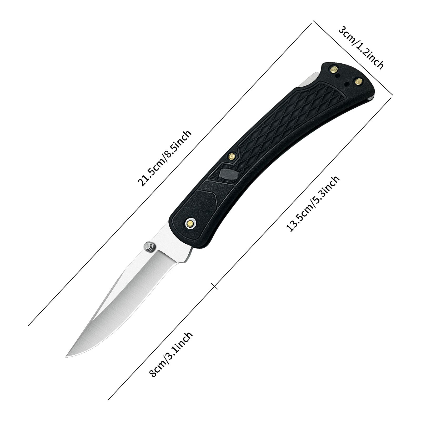 Folding Camping Hiking Knife] Folding knife, camping, hiking, pocket knife, rescue, multi-functional knife, emergency outdoor survival, portable folding knife, household fruit knife