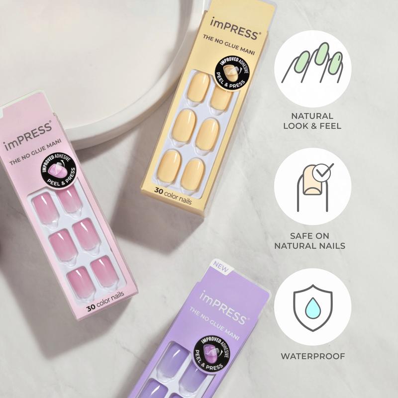 imPRESS Color Press On Nails - Baby why so Blue