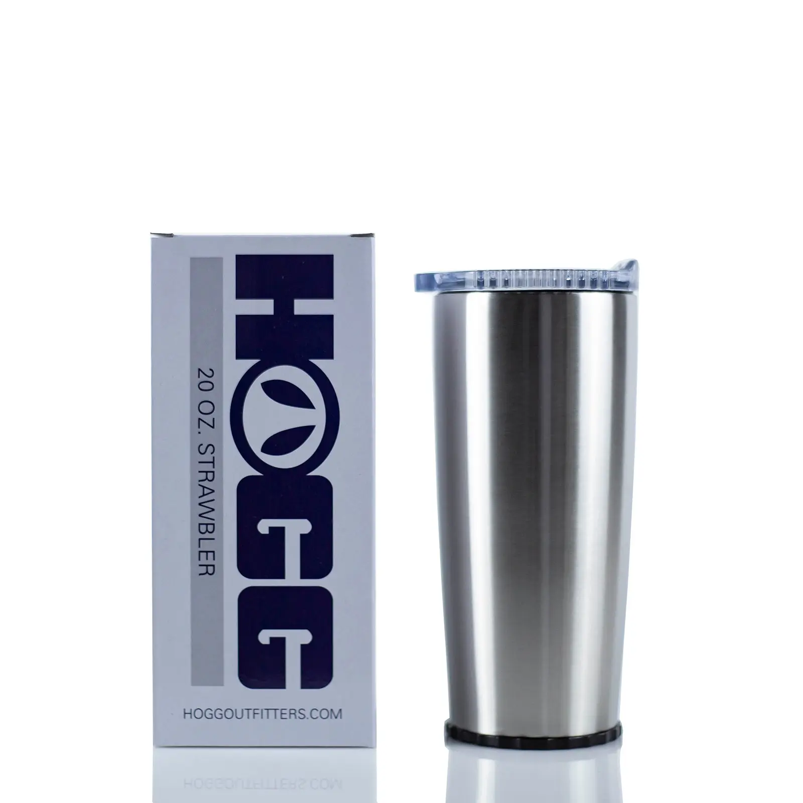 Hogg 20oz Strawbler Tumbler - Stainless Steel, Insulated Drinkware with Lid, Portable & Stylish Design