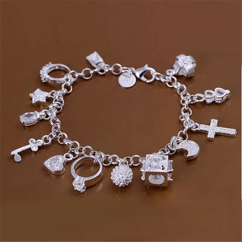 Women's Lock-and-Key Charm Casual Daily Bracelets - Valentine Gifts Fashion Costume Jewelry (Lock and Key Included), Chain Jewelry Bracelets & Bangles