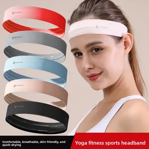 Sports headband, yoga sweat-absorbing headscarf, men's and women's running, badminton, sweat-proof fitness, rope, sweat guide and antiperspirant headband.