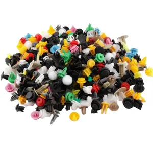 925/725/200/101pcs Bumper Retainer Clips Car Plastic Rivets Fasteners Push Retainer Replacement Kit Most Popular Sizes Auto Push Pin Rivets Set Door Trim Panel Fender Clips Assortment Kit for Most Cars Car Accessory Automotive Accessories