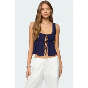 Alesia Tie Front Tank Top