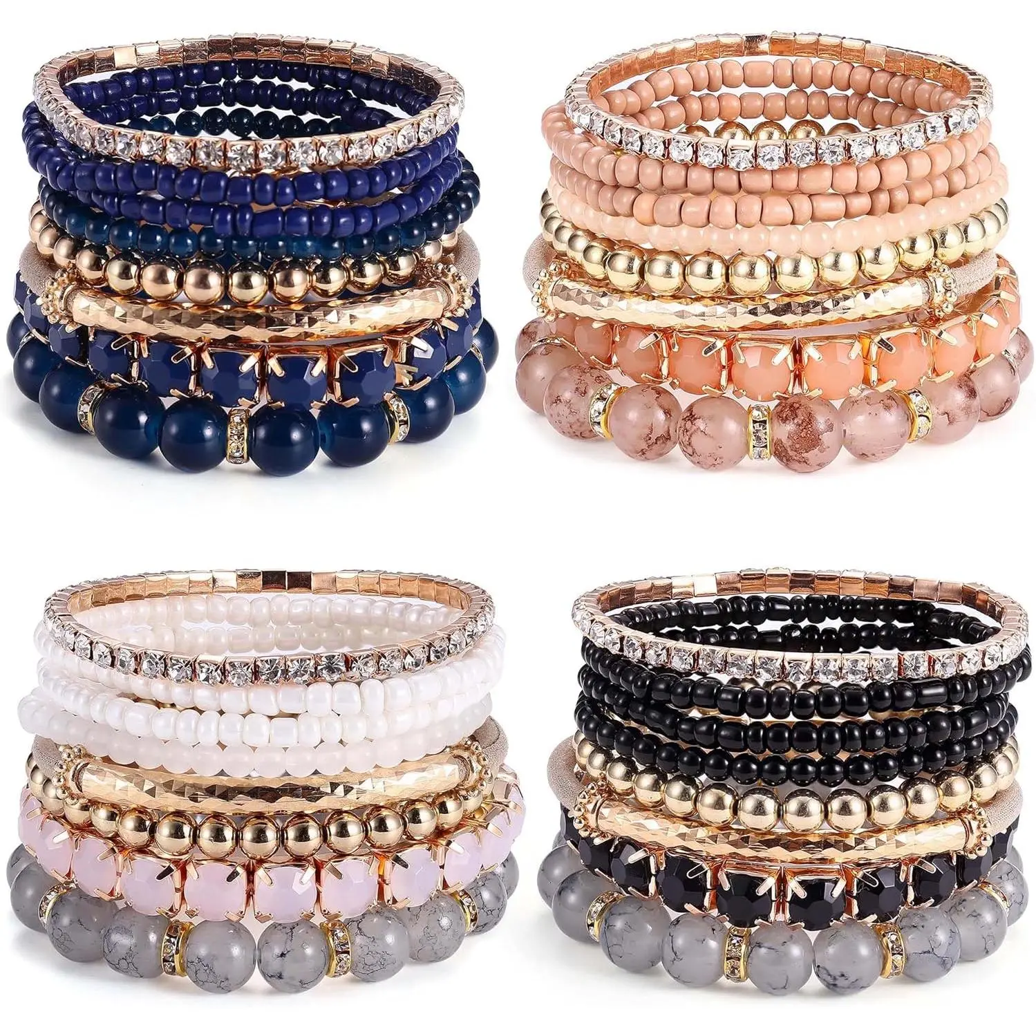 Bracelets A - 4 Sets ( 32 Pcs )