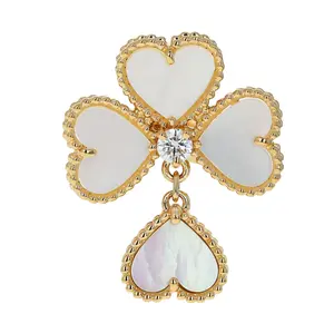 Pre-owned Van Cleef & Arpels Sweet Hearts Ring Size 51