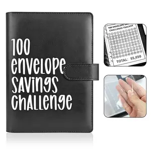100 Envelopes Money Saving Challenge Binder – A5 Budget Binder Book with Cash Envelopes & Number Stickers, 100 Days Cash Envelope Savings Challenge to Save $5,050, Budget Planner for Teens, Students & Families, Fun Financial Planner Gift.Easter Day Gift