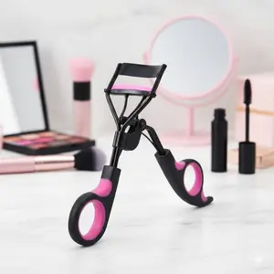 Portable Mini Eyelash Curler: Ergonomic Anti-Slip Grip, Pain-Free Zero-Gravity Design, Long-Lasting Curl, Silicone Pads, Universal Fit, Safety Rounded Edges, Quick Makeup Tool, Durable Stainless Steel, Waterproof.