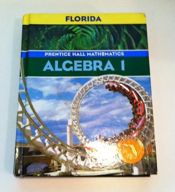 USED Book - Prentice Hall Mathematics Algebra 1 (Florida edition) by Ph.D. Dan Kennedy (Hardcover) - english