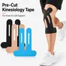 10 Pcs Pre-Cut Kinesiology Tapes - Hypoallergenic Breathable Cotton Athletic Tape for Sports, Waterproof Hold, Flexible Stretch, One Size for Runners, Knee Joint & Muscle Support, All Seasons Injury Prevention