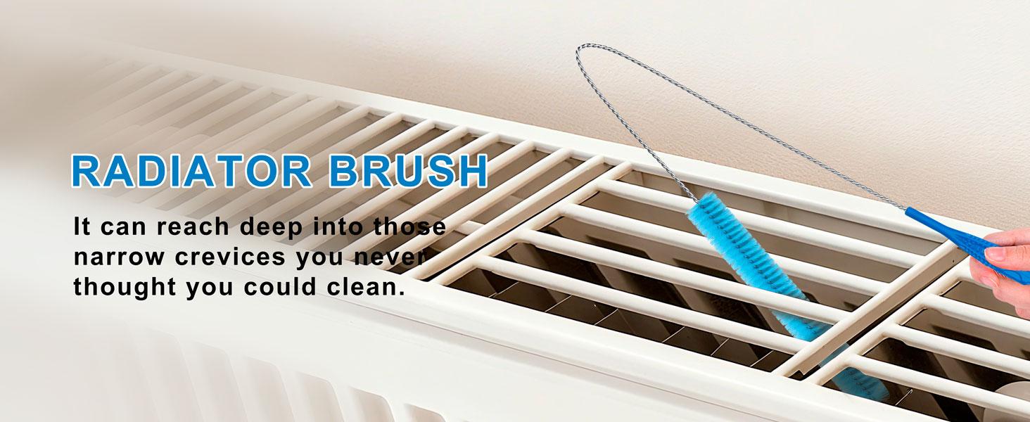 4 Pieces Dryer Vent Cleaner Kit‌ with‌Lint Brush‌ –‌Dryer Vent Brush‌,‌‌ for‌Lint Trap‌,‌Appliance Brush‌ &‌Dryer‌ Black