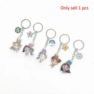 1 Piece,NJ KPOP Keychain, Cute Cartoon Anime Key Chain,Bag Charm, Car Home Decor, Fashion Accessory, MINJI HAERIN HYEIN HANNI DANIELLE,Birthday Gift,Celebrity Merchandise