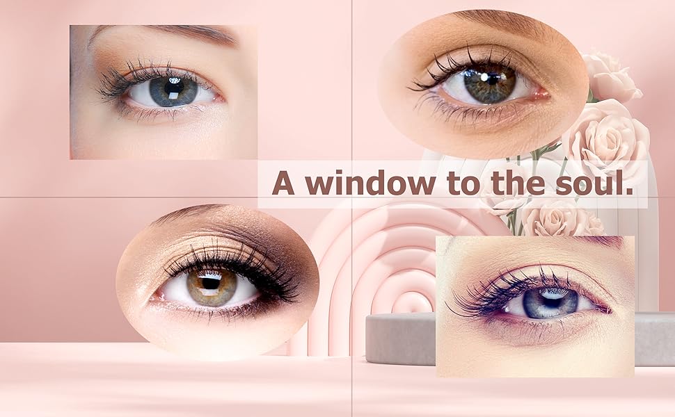 Natural Look Cat Eye Short False Eyelashes Wispy Fake Mink Soft Comfortable Fluffy Lashes (5 Pairs, N215)