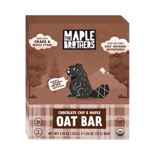 Chocolate Chip & Maple Oat Bars - 6 Pack