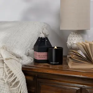 Dark Academia Candle | Cardamom ~ Leather ~ Cedar | Wood Wick Candle