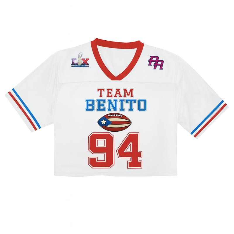 Ben Apparel: Benito SUPA POWL Football Croptop Jersey