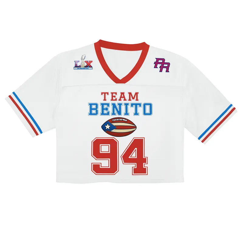 Ben Apparel: Benito SUPA POWL Football Croptop Jersey