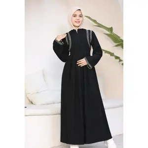 Youth Embroidered Crepe Abaya