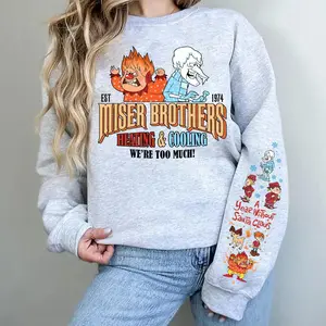 Retro The Year Without Santa Sweatshirt, Mister Brothers Shirt, Cooling Miser Heating Miser Hoodie, Retro Christmas Movie Sweatshirt - EVA RAMOS