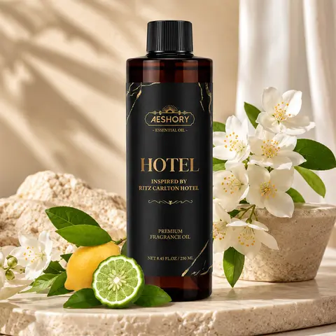 AESHORY Luxury Oil-Based Home Fragrance (8.45 fl oz/250ml) - Hotel-Inspired Diffuser & Spray Air Freshener with Flowers, Perfumes, Bergamot, Non-Flammable, Hypoallergenic, Pet-Safe, 3-6 Months Long-Lasting Aromatherapy for Bedroom, Living Room