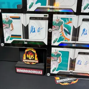 Numerounosbreaks Dolphins Custom Piece 7 Booklets Includes Autographed Cards & Signature Series Elements by Numerounosbreaks