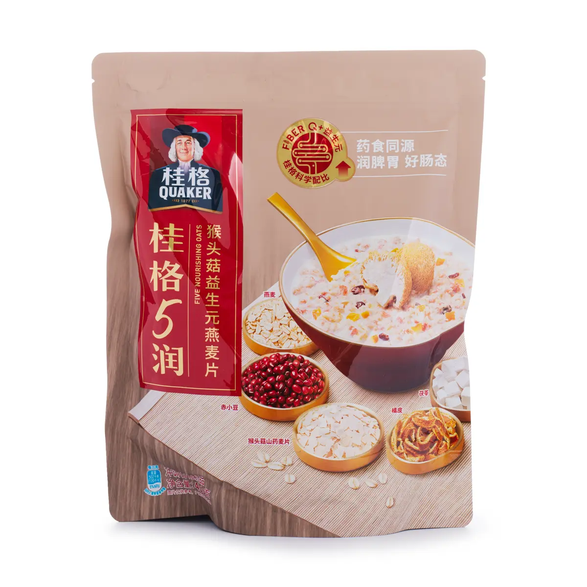 Quaker 5 Nourishing Oatmeal FiberQ + Prebiotics 450 g Quaker 5 Nourishing Oatmeal FiberQ + Prebiotics 450 g