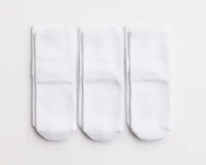 Stay-On Baby Socks - Non-Slip Cotton Grip Socks for Kids, Shark Tank Featured, Unisex | Dove