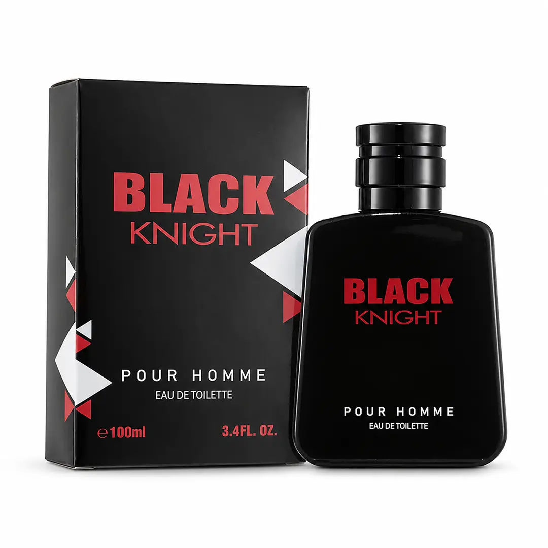 BLACK KNIGHT Pour Homme Men’s Cologne, 100ml / 3.4 fl oz|Fresh Woody Citrus Scent with Lemon|Grapefruit & Musk|Daily Wear Gift for Him| long lasting cologne|office cologne|date night fragrance|gift for him