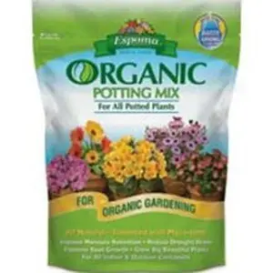 Espoma Organic Outdoor Garden Potting Soil Substrate - Natural Blend Plant Rooting Mixture, 1-Case