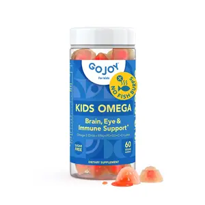 Kids Omega-3 DHA Gummies — Vegan, Sugar-Free, Algae-Based (No Fish Oil)