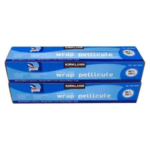 Kirkland Signature Plastic Food Wrap, 12 in x 750 ft, 2 Count