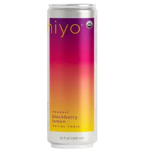 Organic Social Tonic - Blackberry Lemon, 12 FZ - N.A. Functional Seltzer, Sparkling Water Crafted with Organic Adaptogens, Nootropics & Botanicals