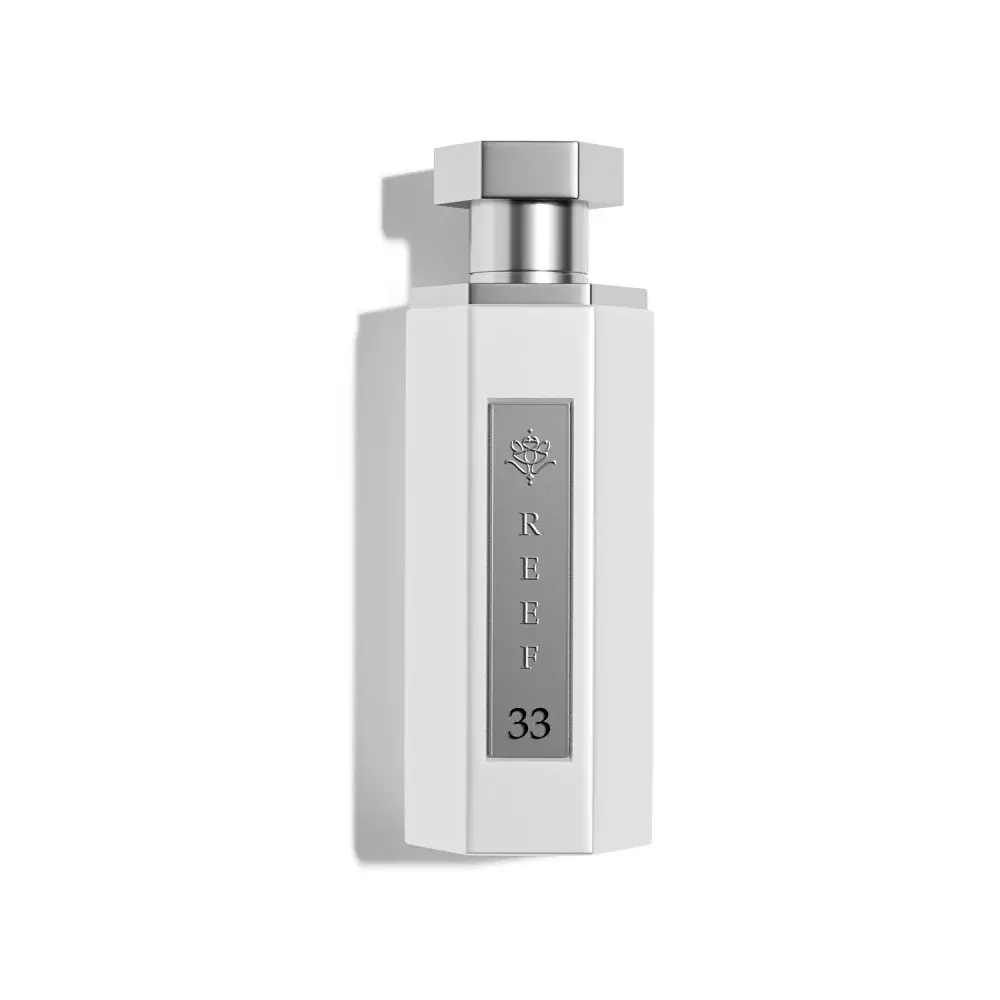 Reef 33 White by Reef Perfumes – Unisex Luxury Eau de Parfum – Red Berry, Saffron & Oud – Mystic Oud Trail – Rich Exotic Signature Perfume – Long-Lasting Fragrance – 100ml