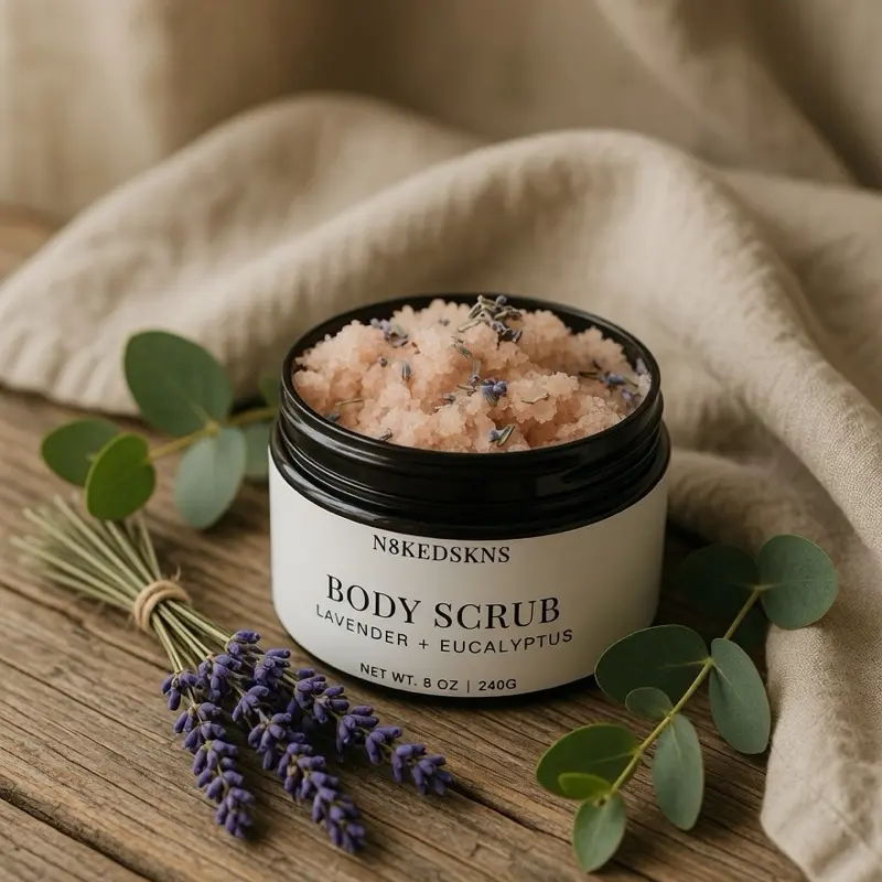 Lavender + Eucalyptus Body Scrub