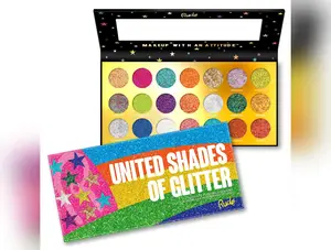 United Shades of Glitter -  21 Pressed Glitter Eyeshadow Palette