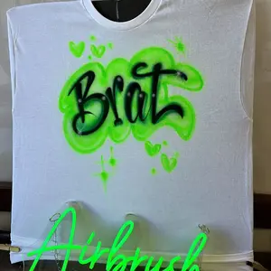 Custom Airbrush Name T-shirt 90s Style shirt