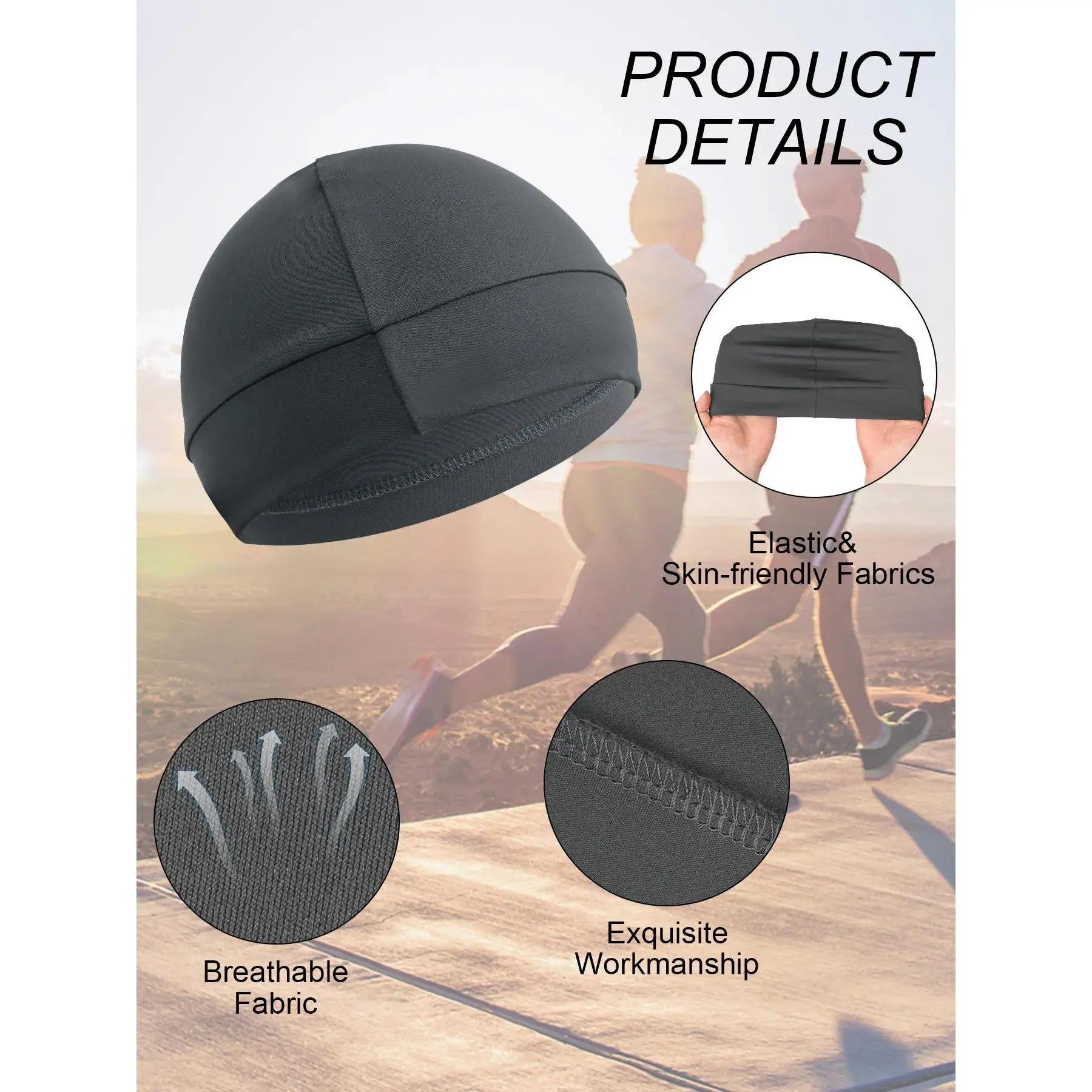 Simple Style Plain Color Skull Beanie for Men & Women, Casual Sporty Breathable Beanie Hat for Outdoor Sports for Men & Women, Fitted Hats