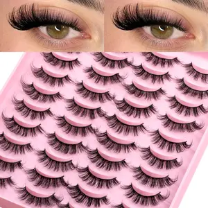 Dreamy Soft False Eyelashes, Natural Look, Beginner Friendly, Fluffy Style, Non-Toxic, Perfect for Daily Use, Dates, Parties
