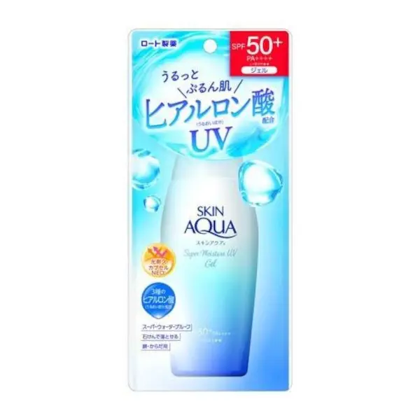 ROHTO SKIN AQUA UV moisture gel 110g Sunscreen SPF 50 PA+++ Facial Skincare Daily Hyaluronic