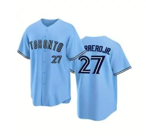 Men's baseball jersey #27 button-down shirt, sport casual, outdoor indoor party game training suit, polyester fiber comfortable