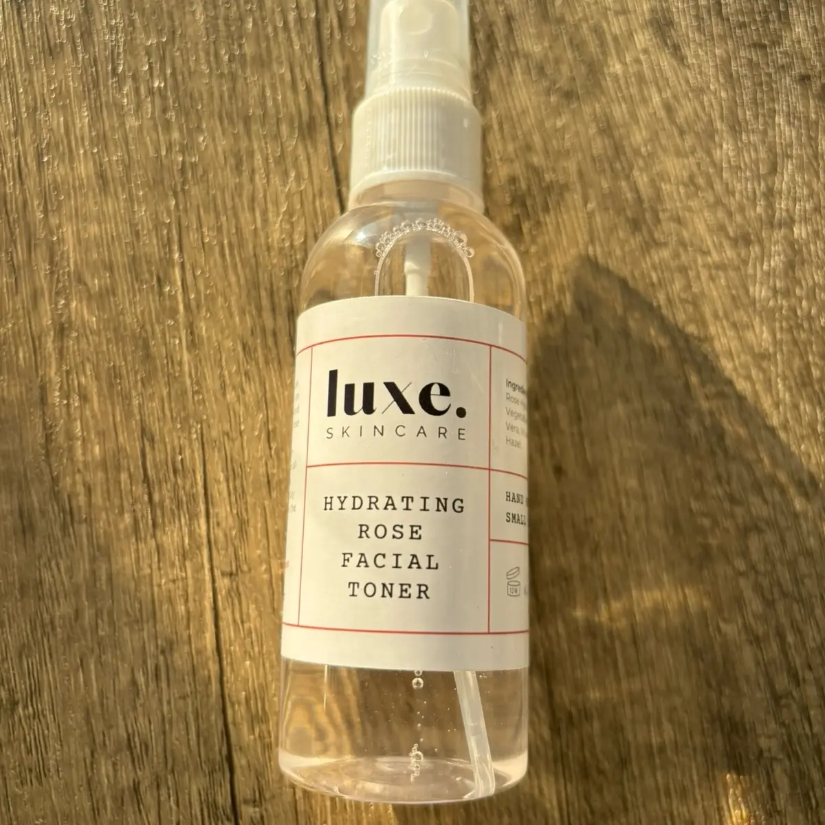 Luxe Rejuvenating and Hydrating Rose Face Toner