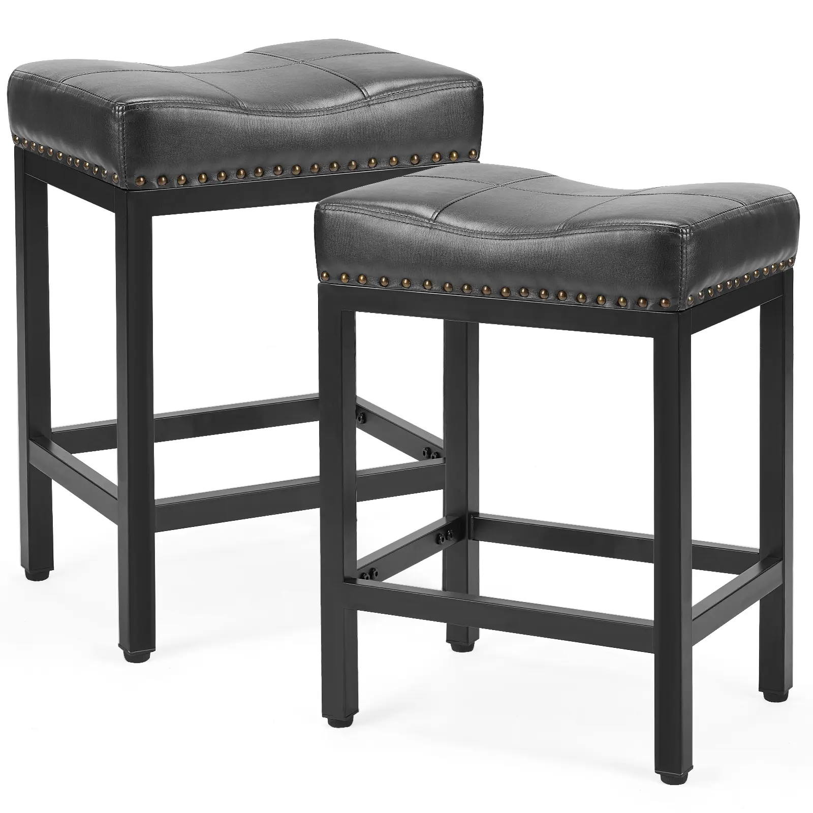 Saddle Bar Stool Kitchen Stools, Sturdy Steel Frame Saddle Bar Stool Kitchen Stools, Sturdy Steel Frame