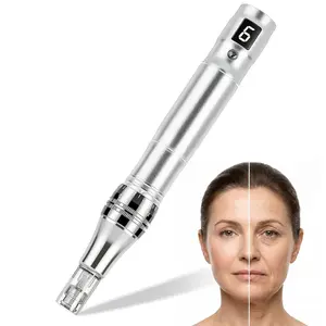 Derma Roller for Home Use, 0.25mm Derma Roller Beauty Pen for Women Men, Microneedling Pen for for Skin Tool