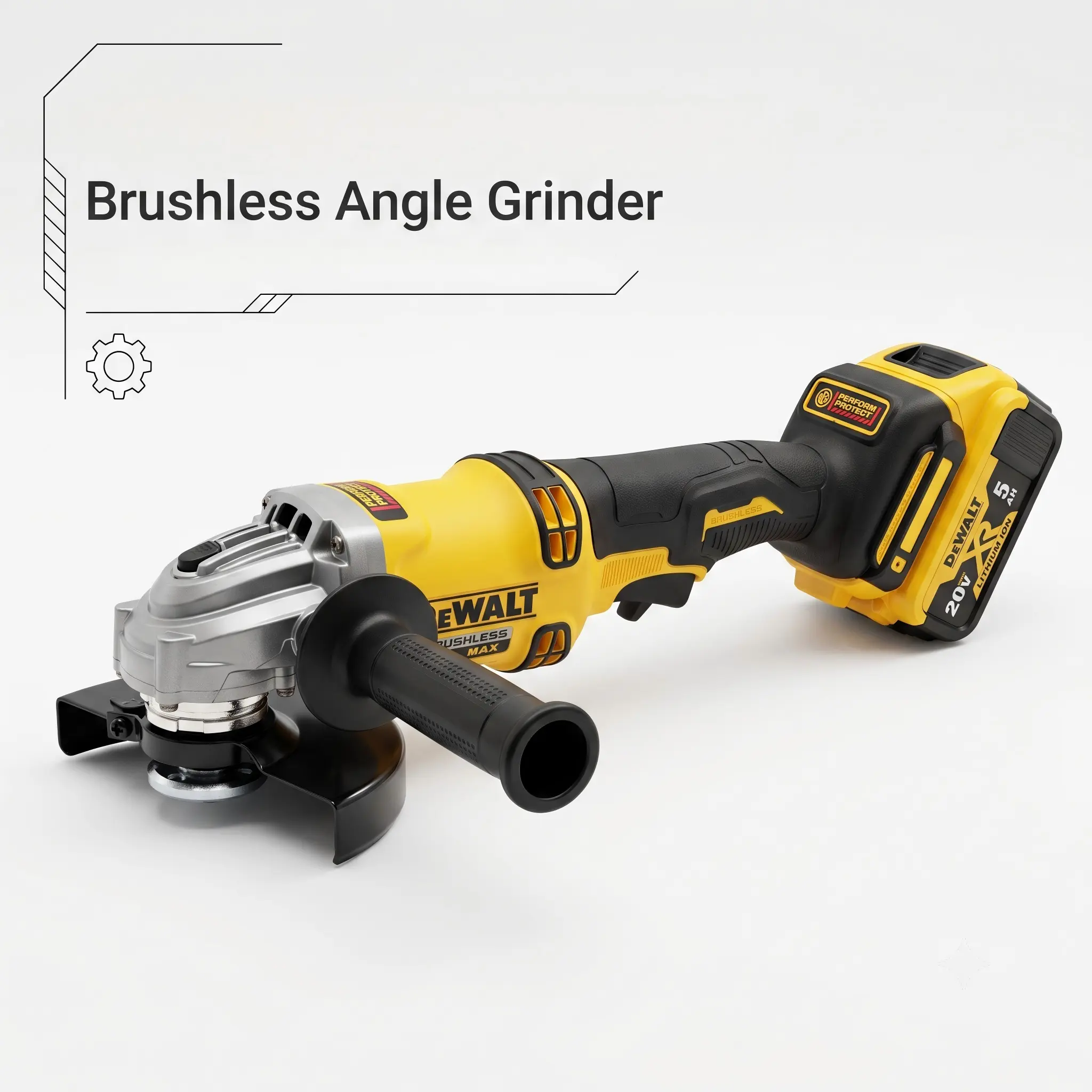 DCG405NT Heavy-Duty Cordless Tool Bundle with Max XR Brushless Impact Wrench, Smart Touch Multimeter, DCB612 Battery, Wall Mount Holder for Metal/Masonry Cutting, Precision Work