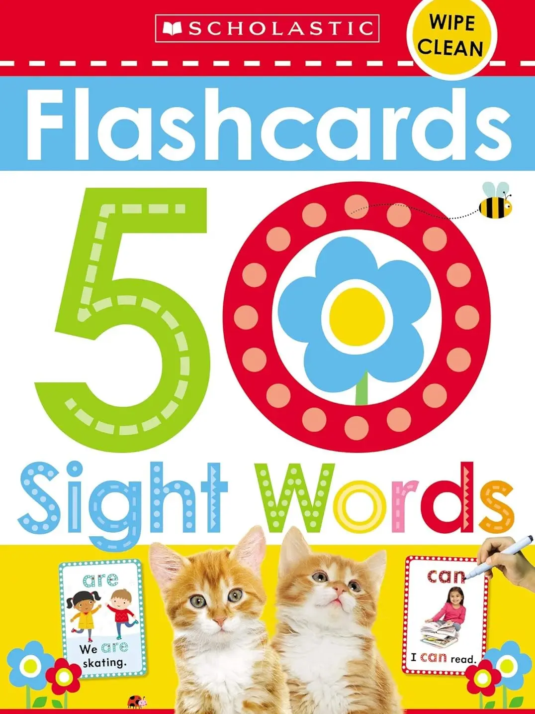 50 Sight Words Flashcards: