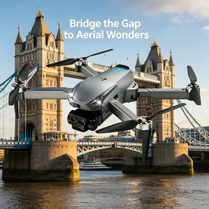 Aerial Drone M8 Pro 2026 - GPS Positioning, 4K UHD EISCamera, 5G WiFi FPV, Brushless Motors, Optical Flow Hover,Intelligent Obstacle Avoidance, Auto Return, 360° Stunt Roll,Two Batteries